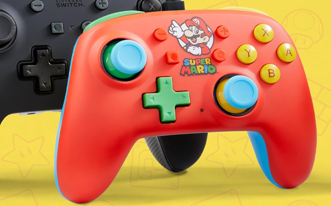 PowerA Nano Wired Controller for Nintendo Switch Mario Bros