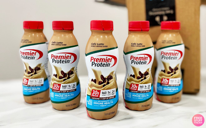 Premier Protein Shake 12pack Cafe Latte jpg
