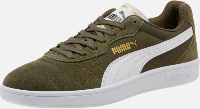 Puma Mens Astro Kick Shoes on a Gray Background