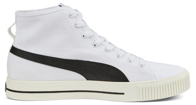 Puma Mens Ever Mid Shoes in White Color