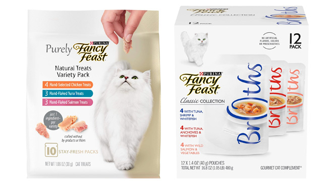 Purina Fancy Feast Natural Cat Treats Variety Pack