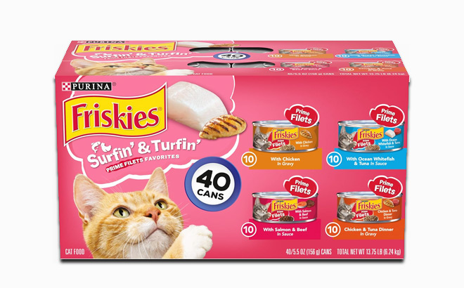 Purina Friskies 40 Count Wet Cat Food