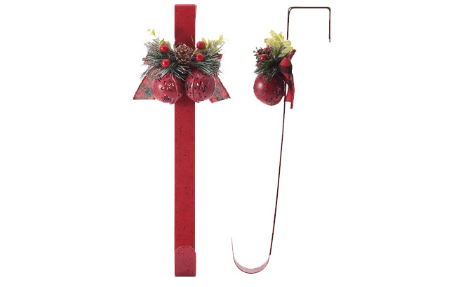 Red Bells Bow Wreath Hanger by Ashland
