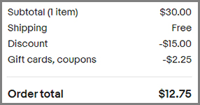 Screenshot of Adidas Originals Hoodie Low Price with Promo Code at eBay Checkout Screenshot of Adidas Originals Hoodie Low Price with Promo Code at eBay Checkout