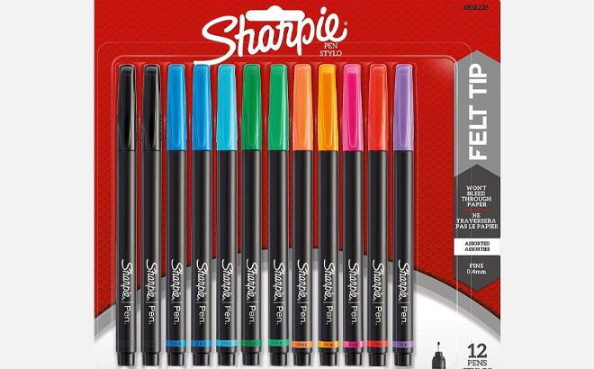 Sharpie Pens Fine Point 12 Count Sharpie Pens Fine Point 12 Count