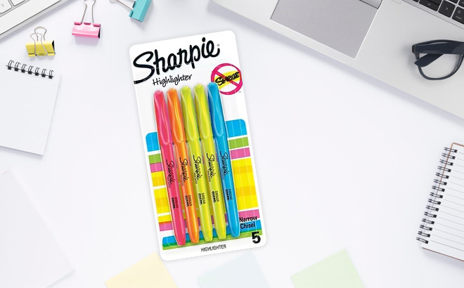 Sharpie Stick Highlighter 5 Count Pack