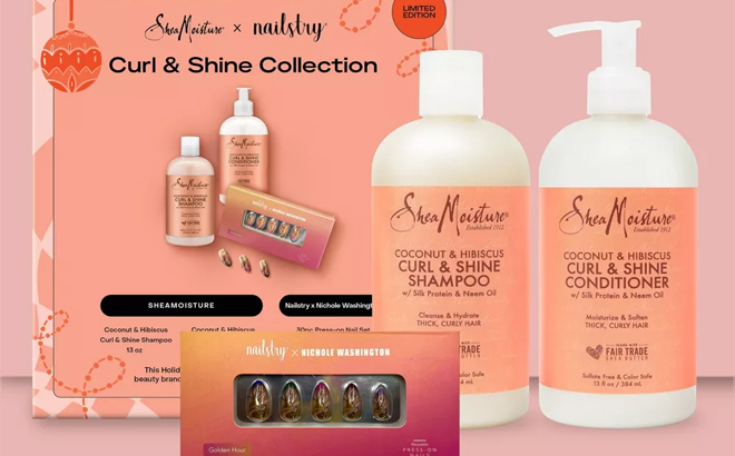 SheaMoisture Richness of Shine Shampoo Conditioner Gift Set