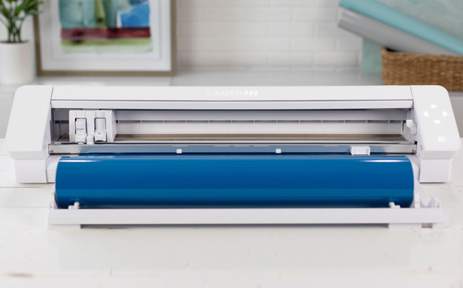 Silhouette Cameo 4 PRO 24 Inch on Table In White Color