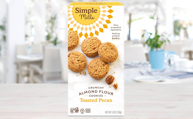 Simple Mills Almond Flour Crunchy Cookies in Toasted Pecan Flavor