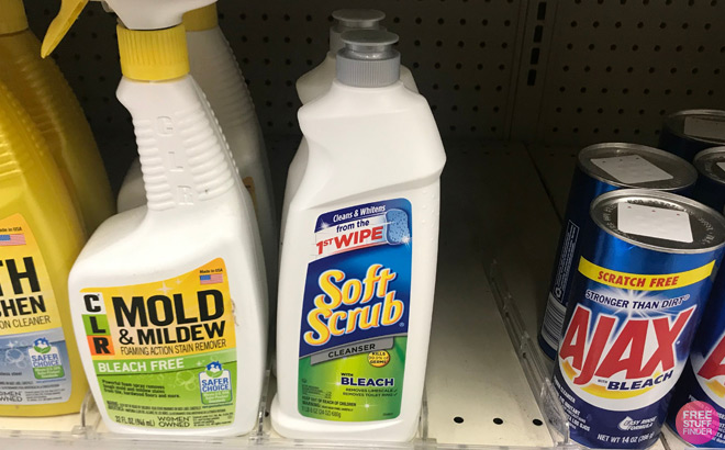 Soft Scrub All Purpose Surface Cleanser on a Shelf
