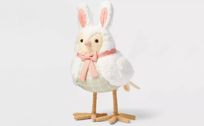 Spritz Easter Fabric Bird Decor Bunny