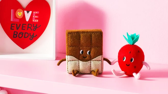 Spritz Valentines Soft Duo Figure Chocolate Strawberry