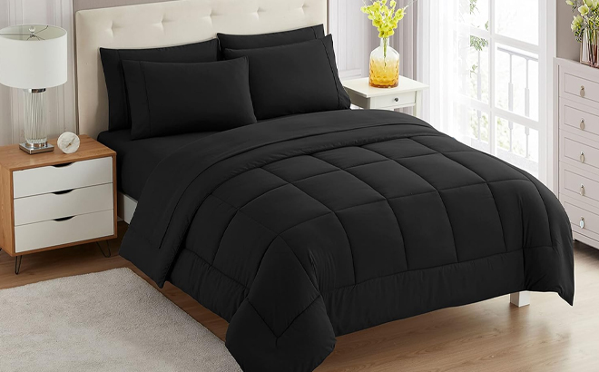 Sweet Home Collection 7 Piece Comforter Set