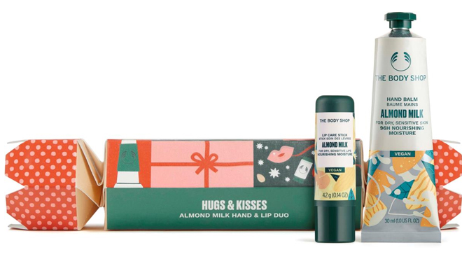 The Body Shop Hugs Kisses Almond Milk Hand Lip Duo The Body Shop Hugs Kisses Almond Milk Hand Lip Duo