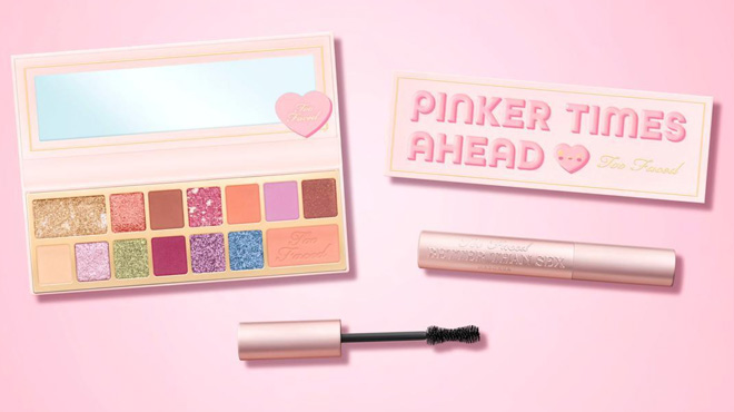 Too Faced Pinker Times Ahead Eye Shadow Palette & Better Than Sex Mascara Too Faced Pinker Times Ahead Eye Shadow Palette & Better Than Sex Mascara