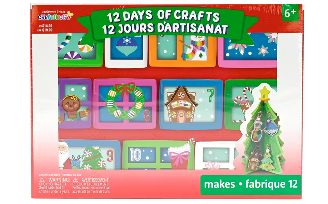 Traditional Christmas 12 Days of Crafts Kit by Creatology