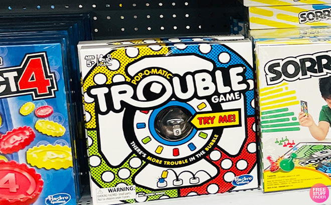 Trouble Board Game in Store