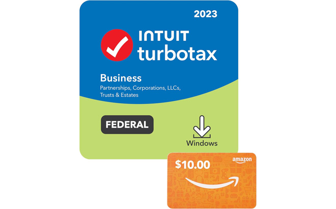 TurboTax Business 2023 and Amazon Gift Card