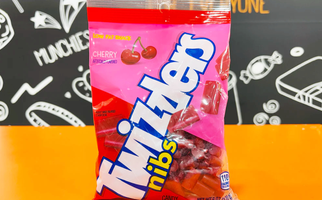 Twizzlers Nibs Cherry Candy Bag