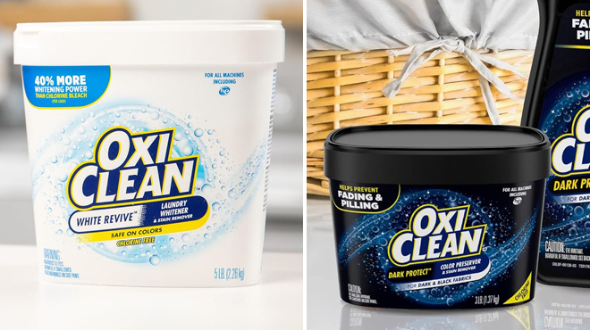 Two Products of Oxi Clean
