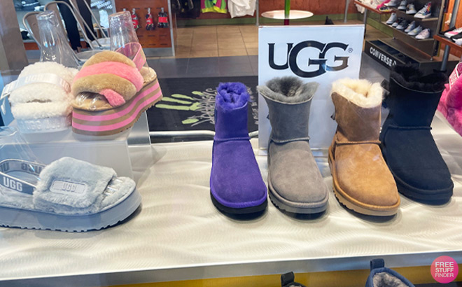 UGG Womens Boots on a Shelf