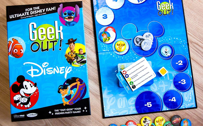USAOPOLY Disney Edition Geek Out Party Game