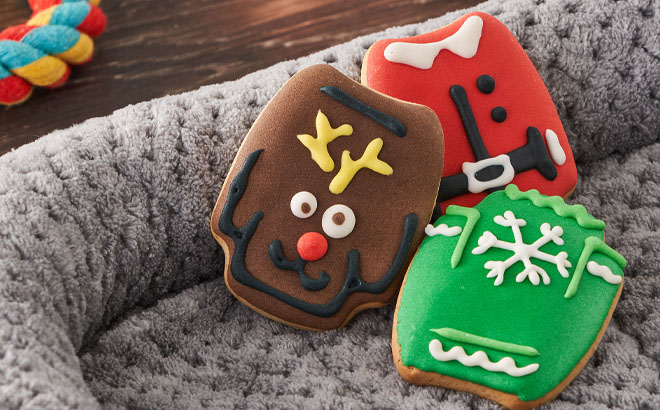 Vibrant Life Christmas Cookie Biscuit Dog Treats
