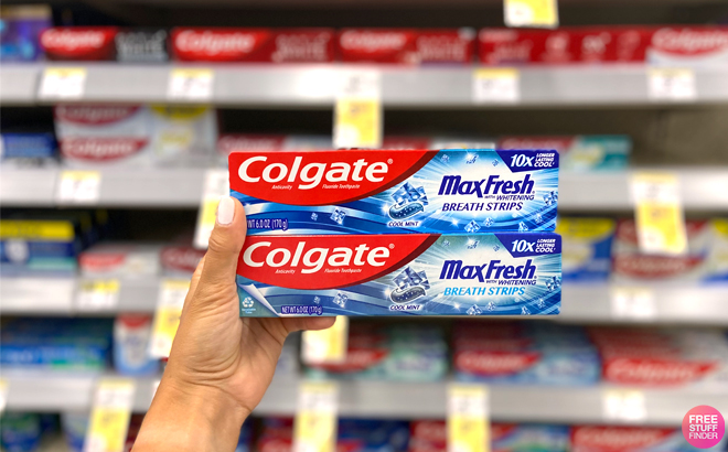 Walgreens Colgate Max Fresh Cool Mint Toothpaste
