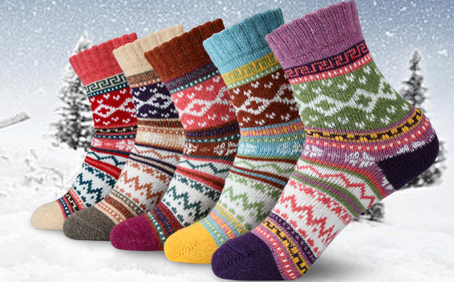Womens Cozy Winter Socks