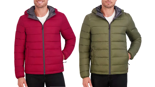 ZeroXposur Mens Hooded Puffer Jacket