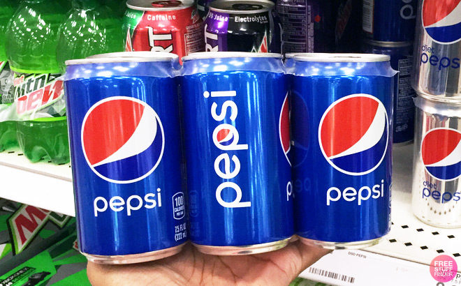 Pepsi 10-Pack Mini Cans $5.49 Shipped | Free Stuff Finder