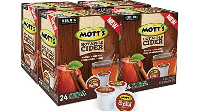 an Image of Keurig Motts Apple Cider K Cup 96 Count Boxes