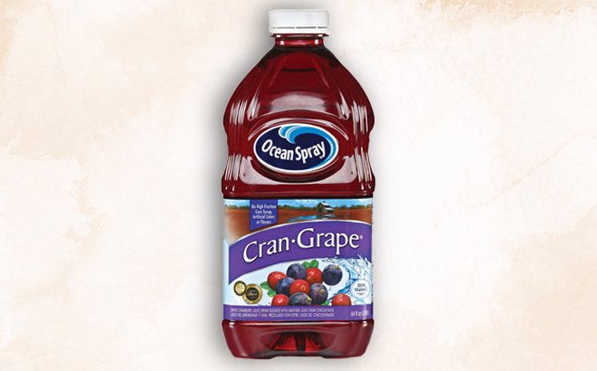 an Image of Ocean Spray Juice Cranberry Grape 64 Ounce