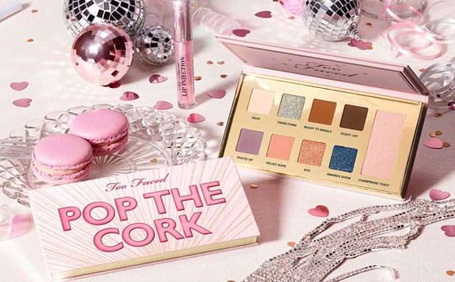 an Image of Too Faced Pop The Cork Makeup Gift Set
