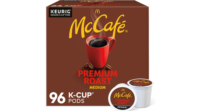 an Image of a Keurig McCafe Premium Roast Coffee K Cups 96 Count