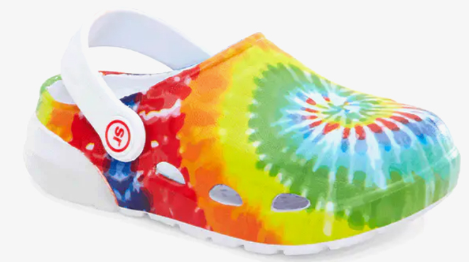 an Image of a Multi Color Stride Rite Kids Light up Bray Clogs