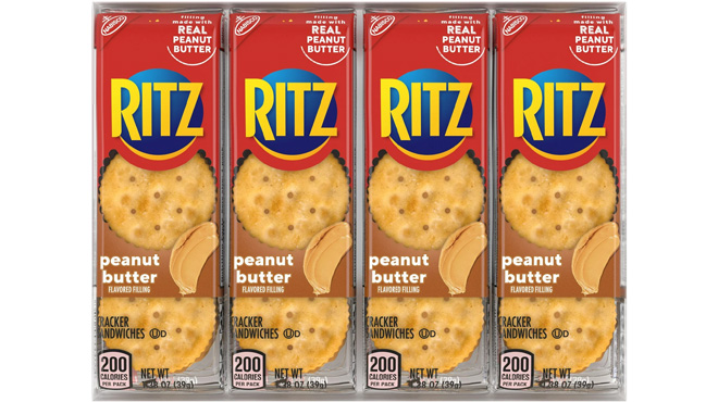 an Image of a RITZ LUNCHBOX CRACKERS PEANUT BUTTER
