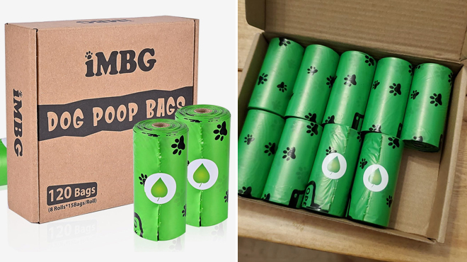 iMBG 120 Count Dog Poop Bags