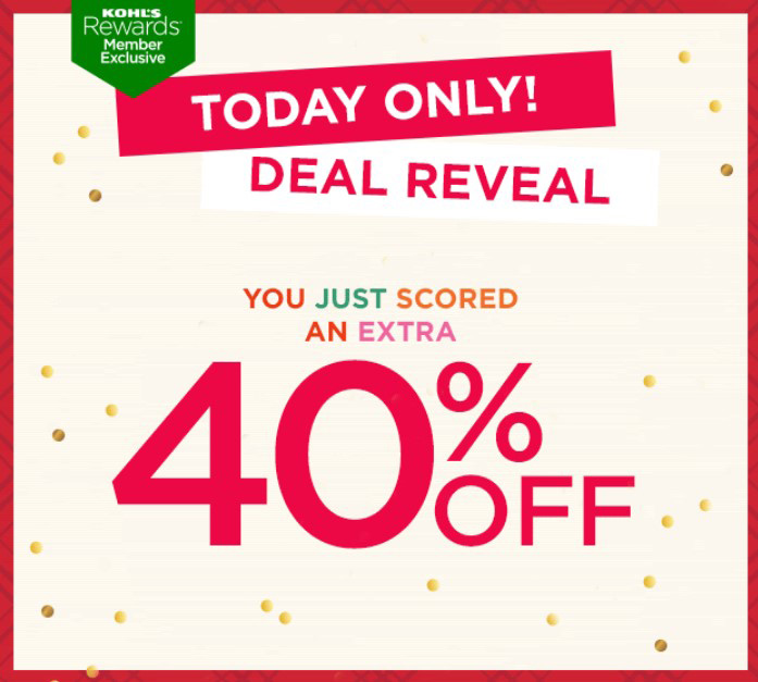 Up to 40 Off Kohl’s Purchase (Check Your Inbox!) Free Stuff Finder