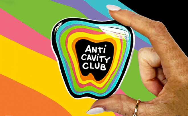 3D Club Mirror Sticker