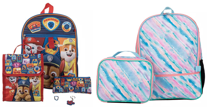 5 Piece Backpack Sets