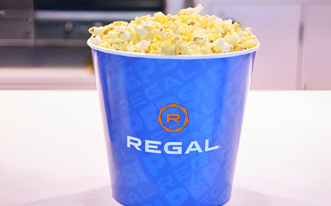 A Bucket of Regal Popcorn