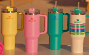 A photo showing four new Stanley Tumblers
