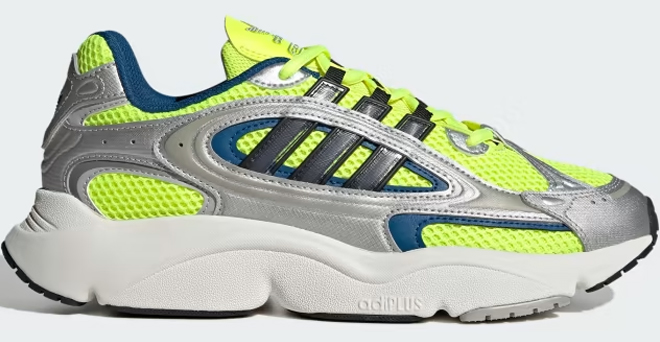 Adidas Ozmillen Mens Shoes in Gray and Green