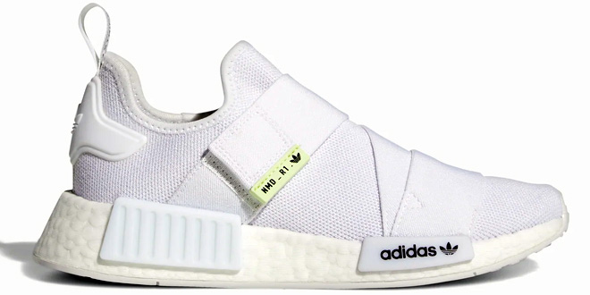 Adidas Womens Nmd r1 Shoes on a White Background
