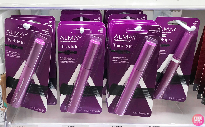 Almay Thick Is In Mascaras on a Shelf