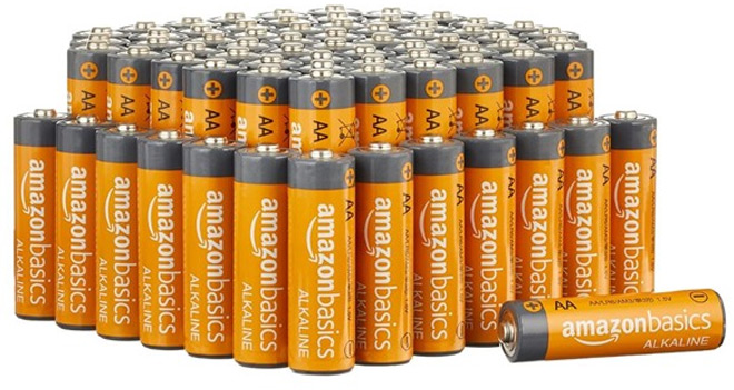 Amazon Basics AA Alkaline Batteries 72 Pack