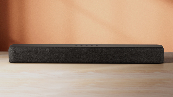 Amazon Fire TV Soundbar on a Desk