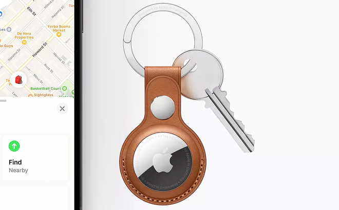 Apple AirTag 2-Pack with TPU Keychain Apple AirTag 2-Pack with TPU Keychain