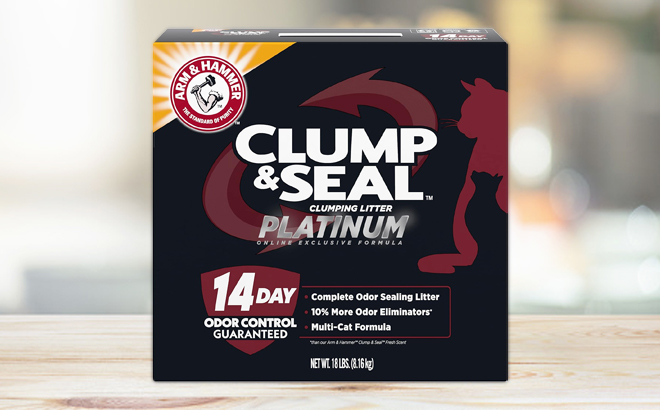 Arm Hammer Clump Seal Platinum Cat Litter 18 Lbs